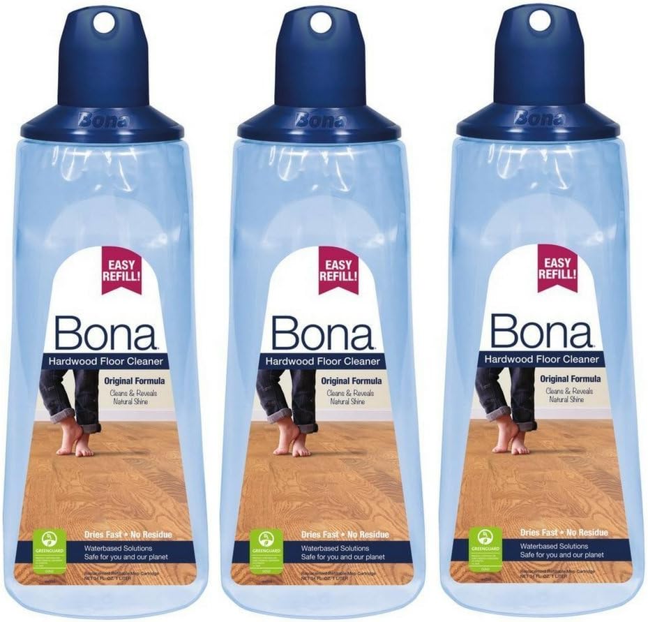 Bona New Value Size Package Hardwood Floor Cleaner Cartridge-New Value Size Package 34 oz. (Pack of 3)